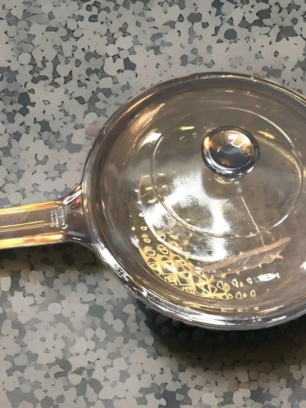 Vintage Vision Corning France Amber Glass 7